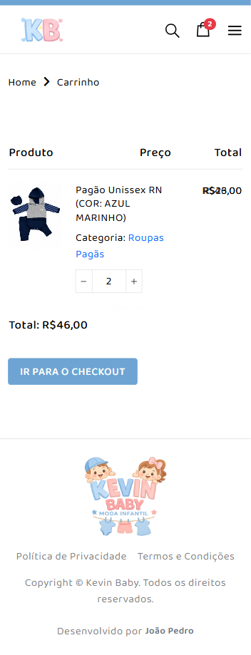 Kevin Baby - Carrinho